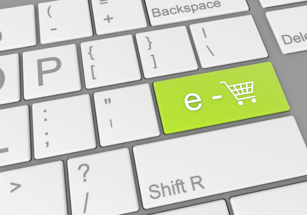 special "e commerce" button on a laptop keyboard special "e commerce" button on a laptop keyboard